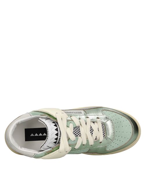 Sneakers modello HIRON W in pelle e camoscio RUN OF | HIRON WVERDE-GRIGIO